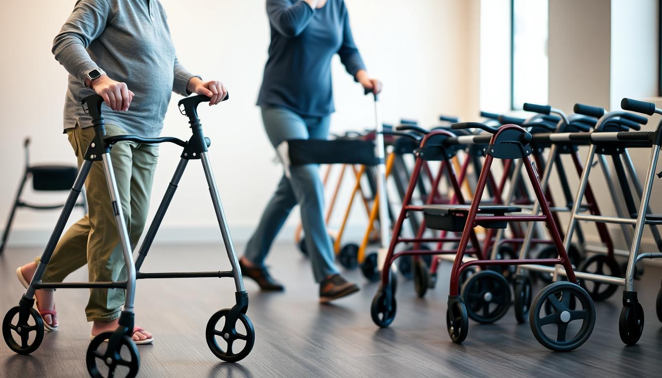 walkers, rollators, mobility equipment