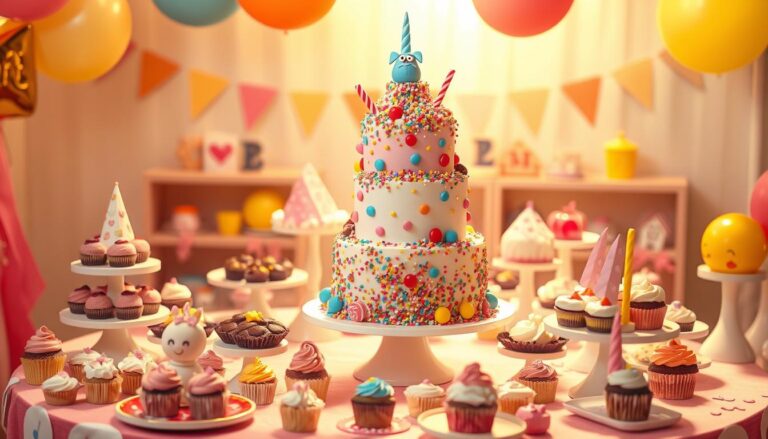 Creative Cake and Treat Displays for Kids’ Parties